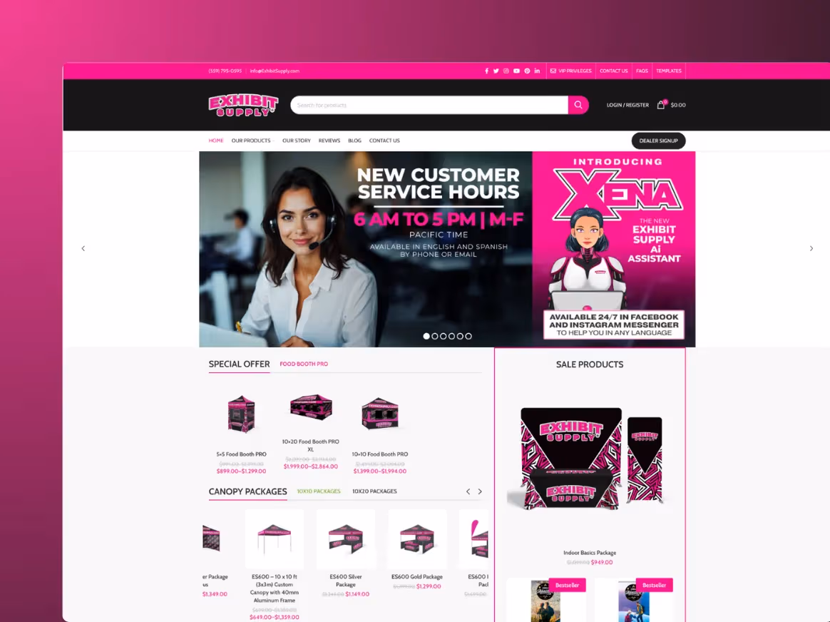 Exhibit Supply - Trade show & display storefront